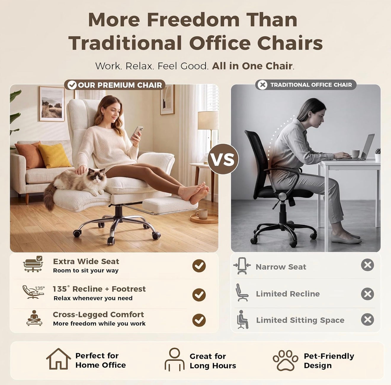 The WideRest Throne — Big & Tall Executive Chair